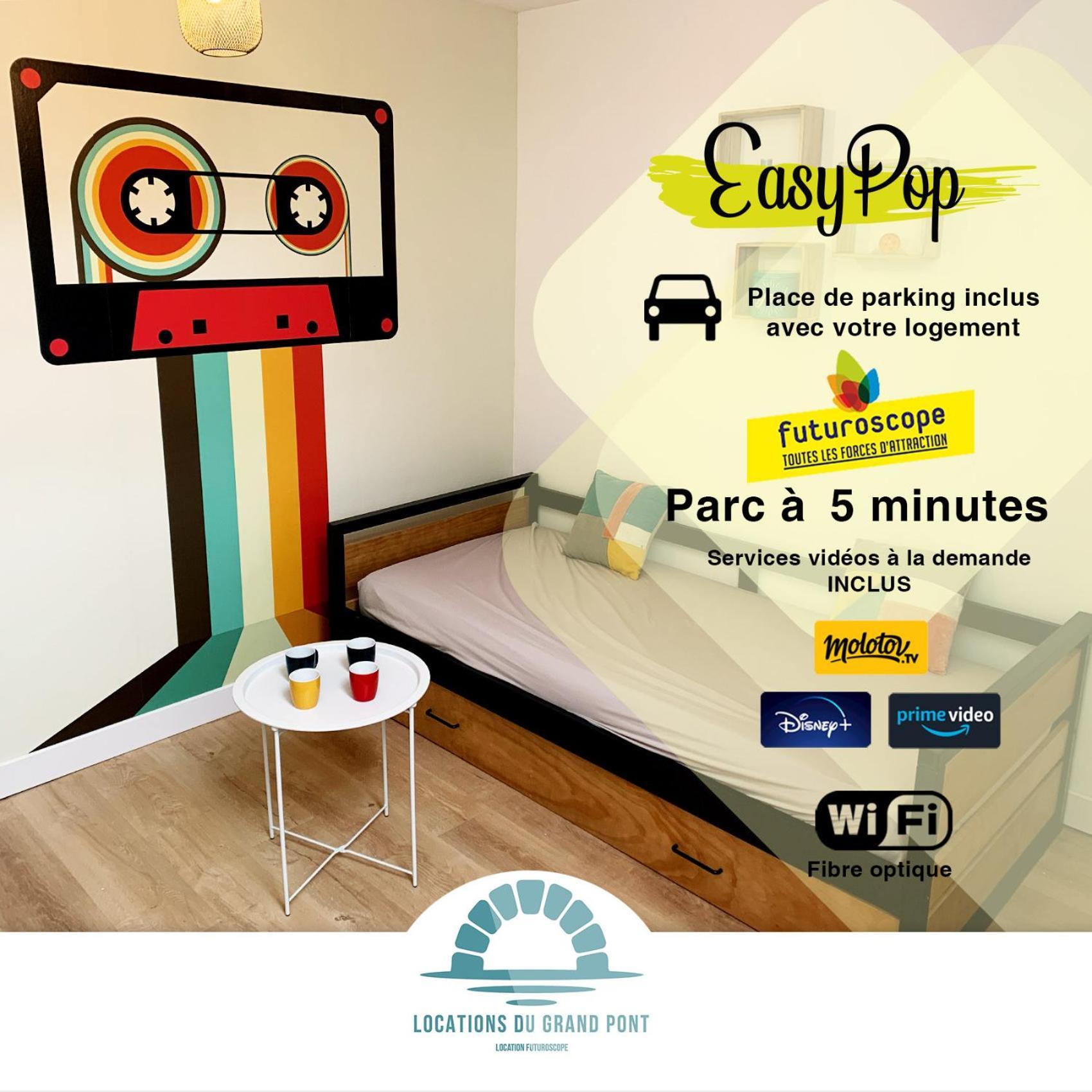 Locations Du Grand Pont - Appart Hotel Poitiers - Futuroscope Chasseneuil-du-Poitou Eksteriør billede